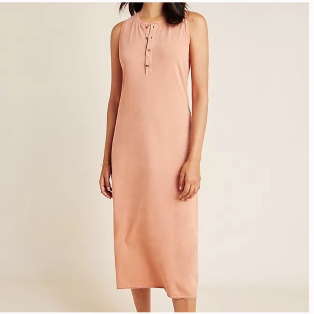Mate the Label Avery Henley Tank Midi Dress